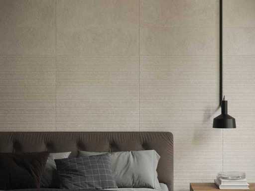 Carrelage mural en céramique 85,05m2 Town Cream 3D 30x90cm