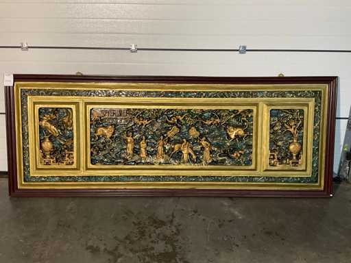 Asiatische Wanddekoration