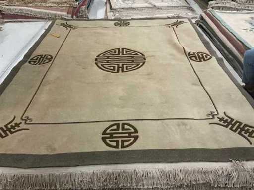 Covor chinezesc legat manual din lână (6x)