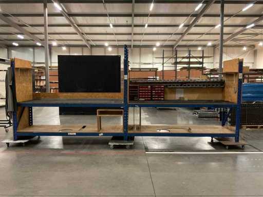 Arbeitstisch, doppelt