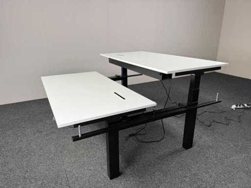 Laboratorio duo regolabile elettricamente - Scrivania per sedire/stare in piedi