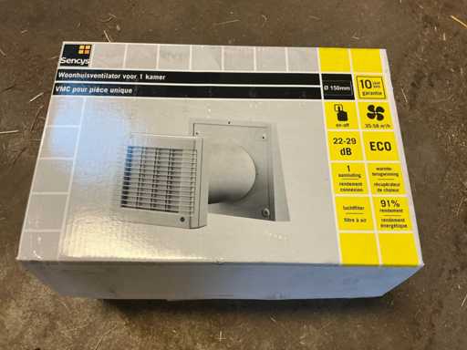 Sencys VMC Ventilateur résidentiel avec récupération de chaleur