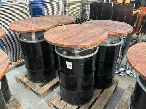 Comfort Oil Drum Bar-Tisch (4x)