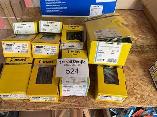 10 boxes of plugs; Nail plugs