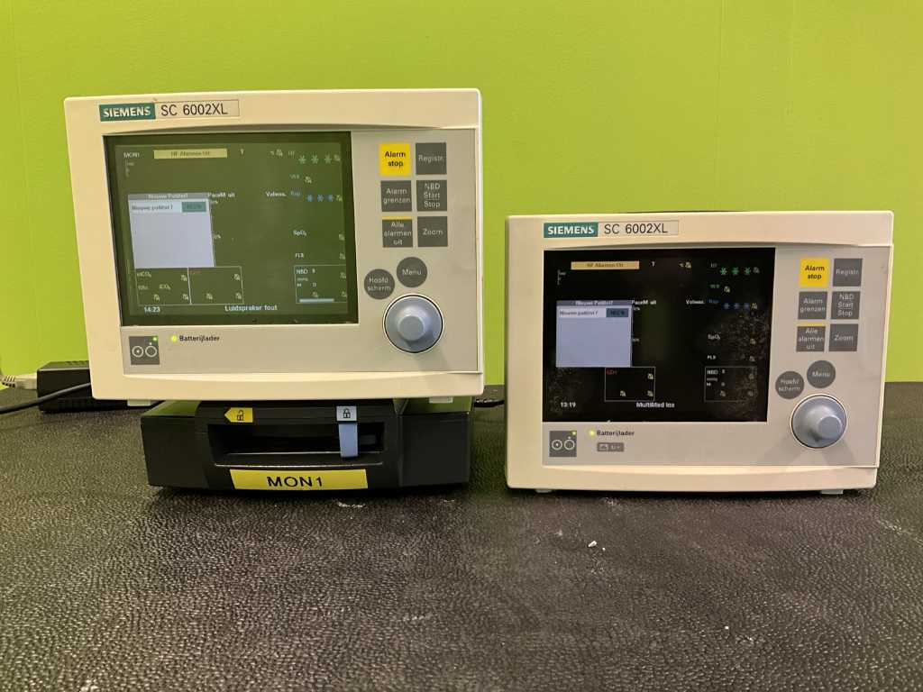 2x Siemens SC6002XL Patient Monitor