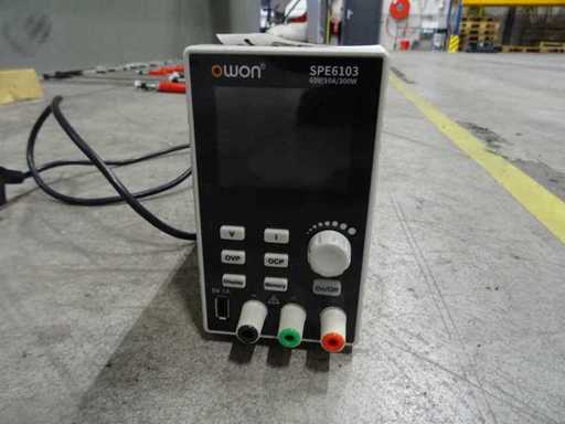 Owon - SPE6103 - Labvoeding