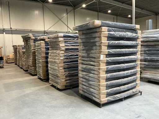 Série de différentes têtes de lit