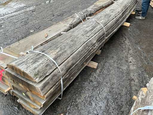 Eiken boomstammenplanken (5x)