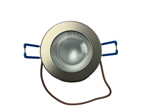 Cantalupi 20roger80GF1S Satin Nickel Spotlight Adjustable Design 12/24V