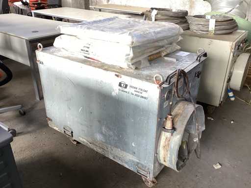 Asbestos removal suction filter