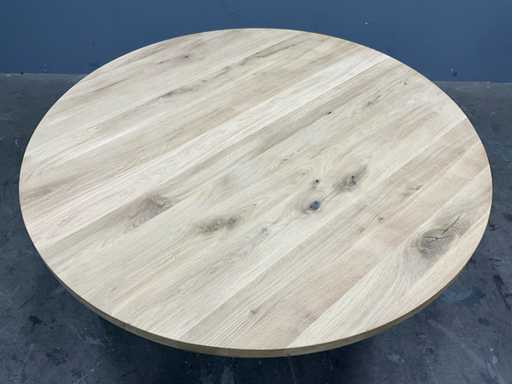 Runde Eichen-Esstischplatte 140 cm