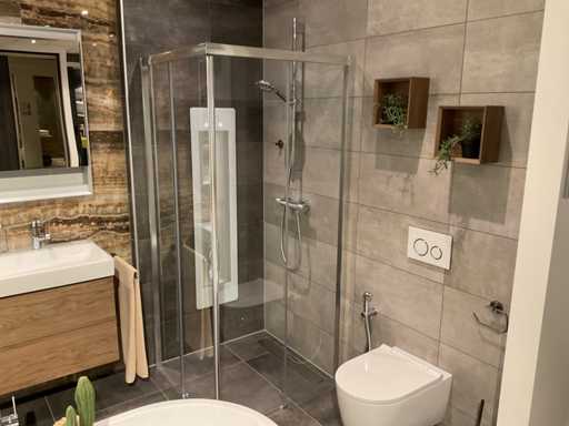 Duka Douchecabine hoekinstap met schuifdeuren