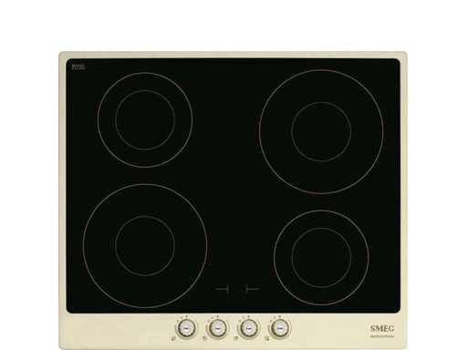 Induction hob Smeg, Cortina SI764POM, cream