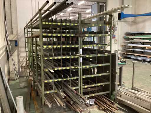 Profiel en buizenopslagrekken