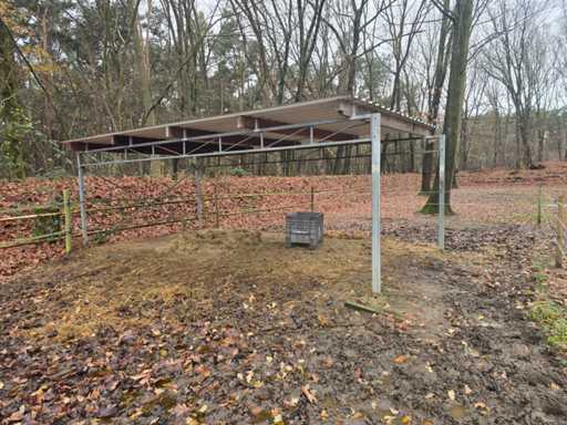 Construction du baldaquin