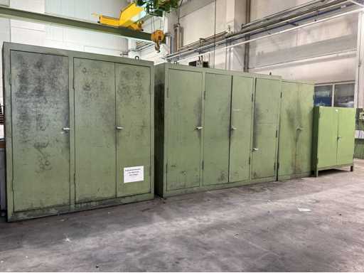   4 workshop cabinets