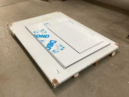 Tavole Alu Dibond di loti misti, varie dimensioni, 8mm