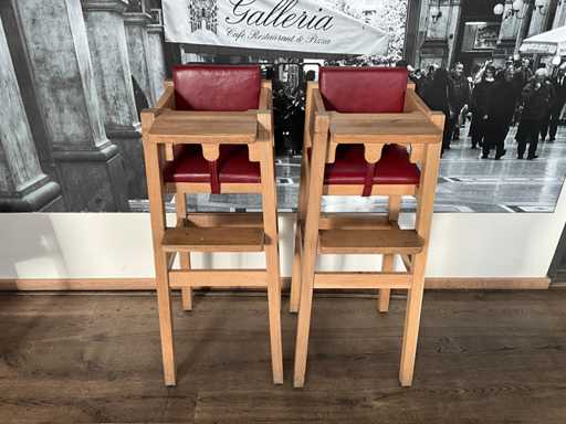 Hutten - Bartafel kinderstoel (2x)