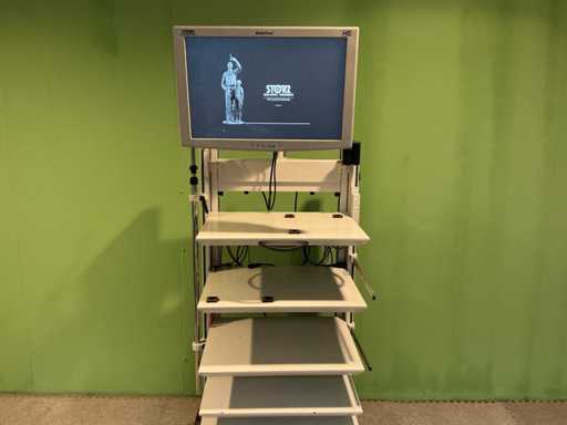 Karl Storz smart cart with monitor for endoscopy
