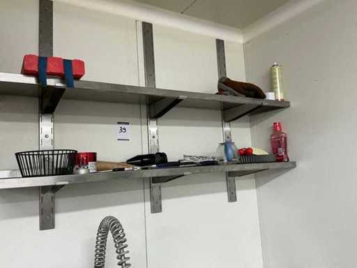Stainless steel shelf (2x)
