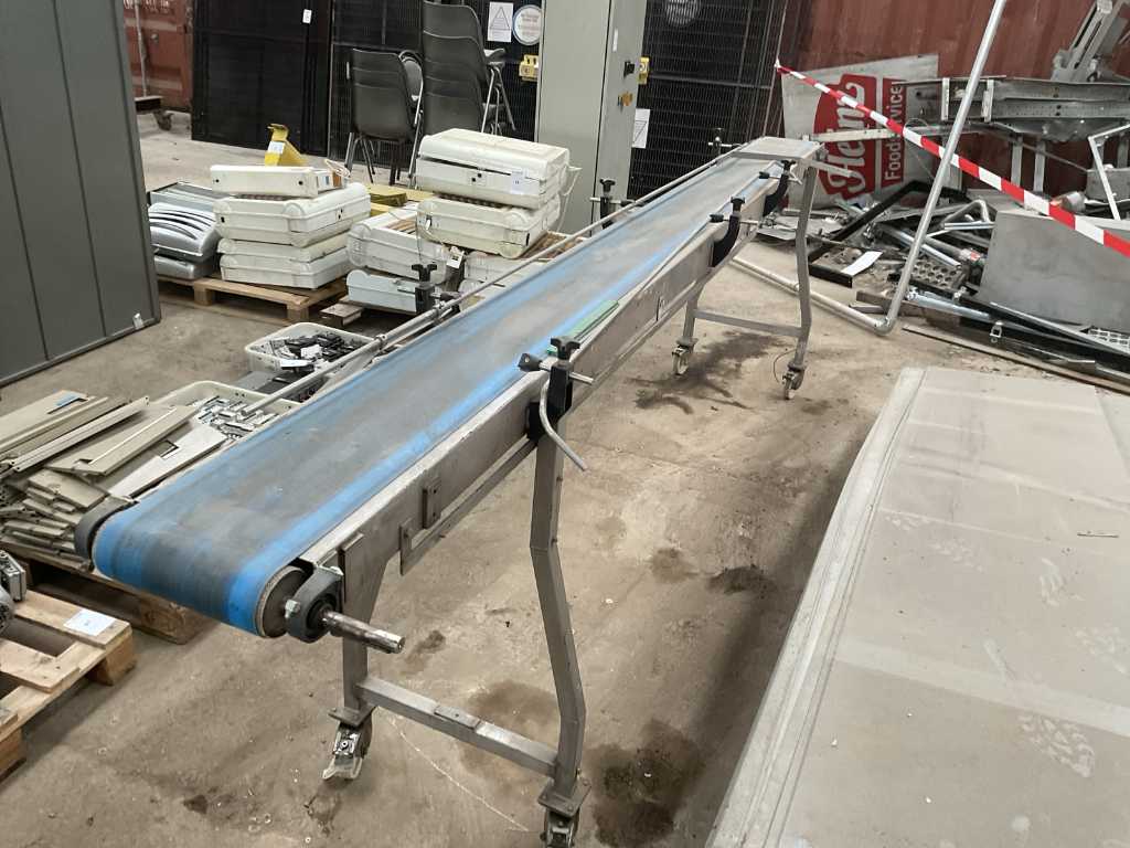 mobile stainless steel conveyor belt