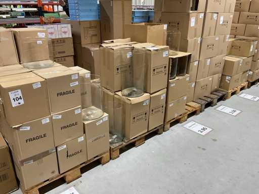 Paardekoper Pelle Batch of glass vases