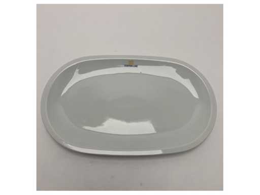 Custom Line Ovale Ceramica Plate da Servizio in Giallo Capri - Stoviglie Durevoli e Pronte per la Marina