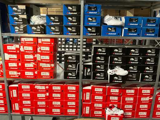 Batch various Babolat tennis/padel shoes (138x)