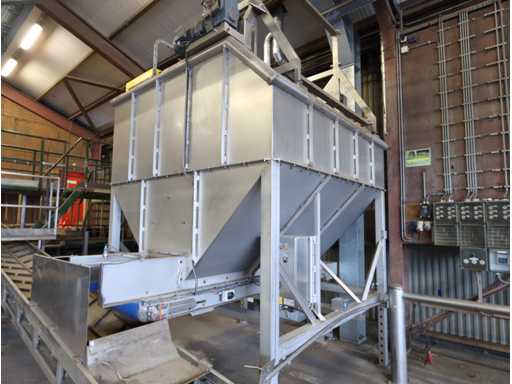 2021 Wevano special RVS invoerbunker met kantelinrichting