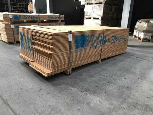 OSB sheets 18mm 590x2440mm (72x)