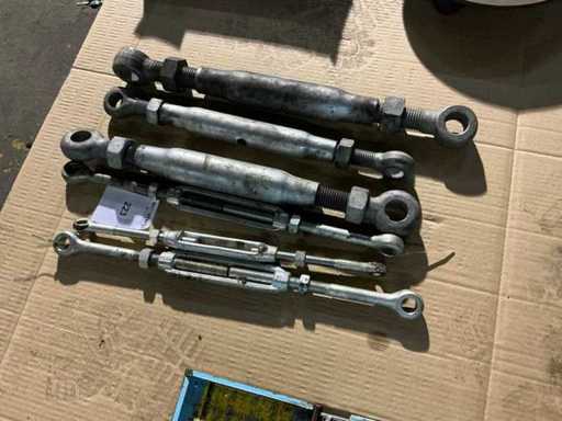 Œil/œil de tendeur de fil (6x)