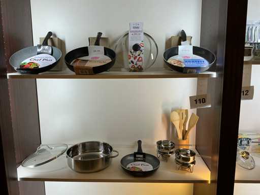 GSW/SSW Pannen en sauteuse en deksels (5x)