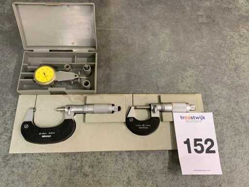 Dimensiunea exterioară a micrometrului Mitutoyo și sonda