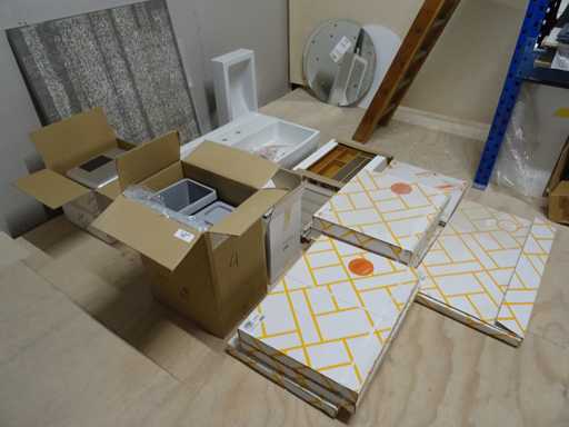 Partij keukenonderdelen