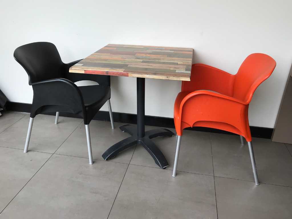 Terras tafel met 2 stoelen - Restaurant Tables