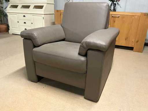Fauteuil en cuir Vicky