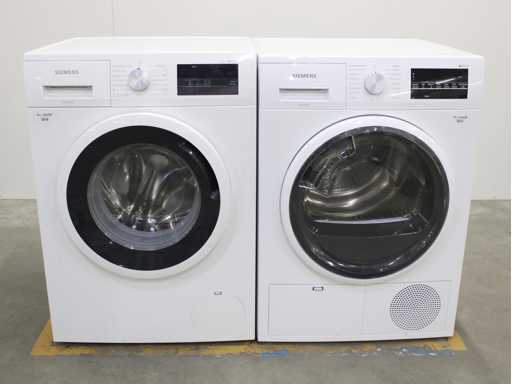 Mașina de spălat Siemens iQ300 iSensoric iQdrive & Uscătorul Siemens iQ500 iSensoric