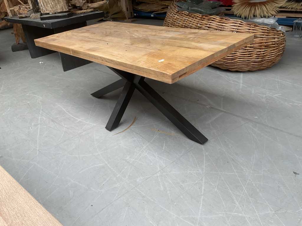 Tavolo da pranzo in legno di mango 180x90 cm