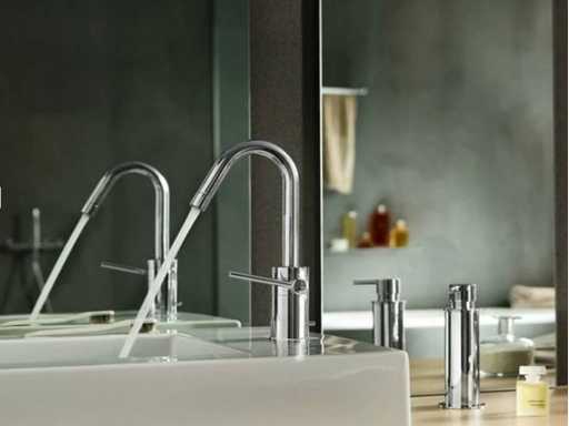Nobili Plus Basin mixer tap with waste