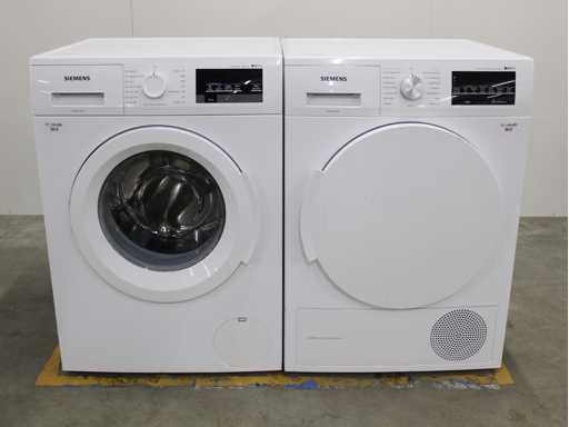 Siemens iQ500 iSensoric aquaStop iQdrive Washing Machine & Siemens iQ500 iSensoric selfCleaning Condenser Tumble Dryer