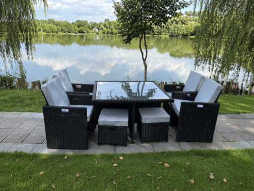 Tuinset - VONATO - Modern Brown - 0 - 9-delig