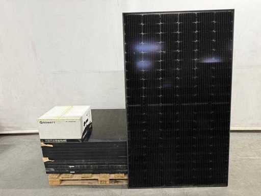 JA Solar - JAM60S21-370/MR - set of 14 solar panels - Growatt 4.6 kW inverter