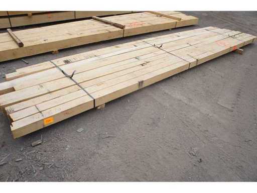 0,50 m³ Eiken balken 100x100