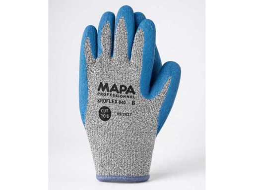 Juego de 40 pares de guantes de protección de corte alto - MAPA – Talla 8
