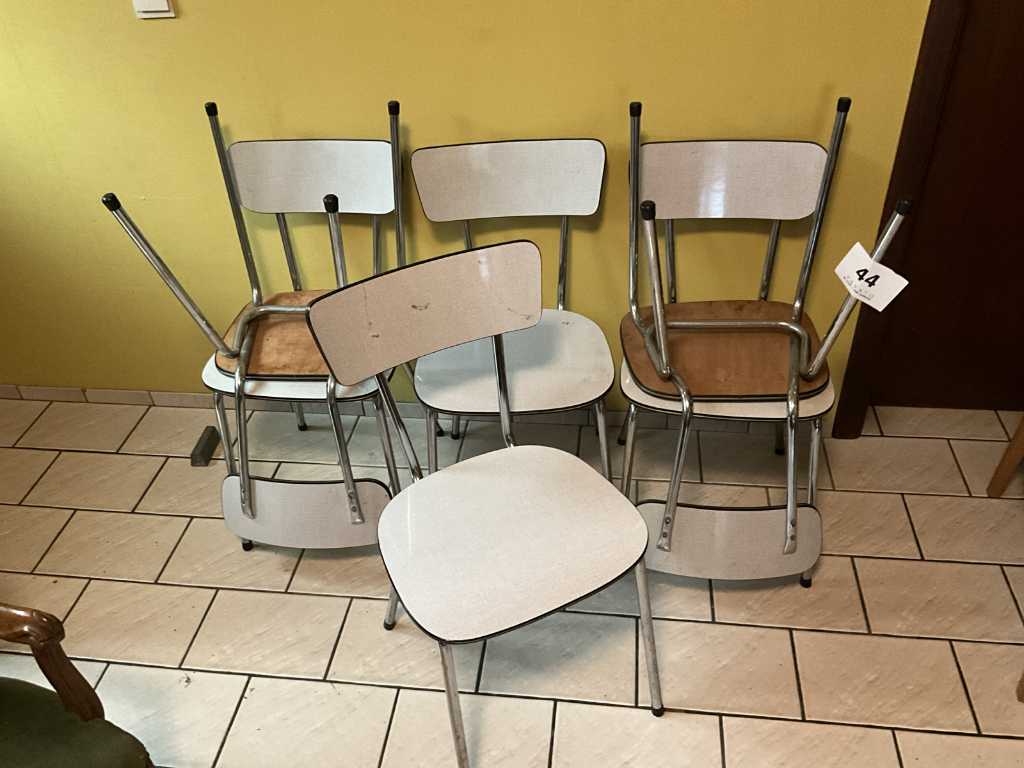 6 chaises d’appoint vintage