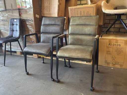 Mobile dining chair (6x)