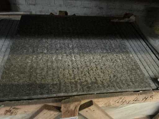 Batch of natural stone tiles