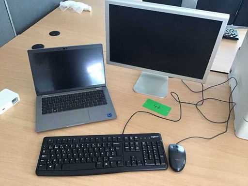 Dell latitude i7 incl monitors and accessories 