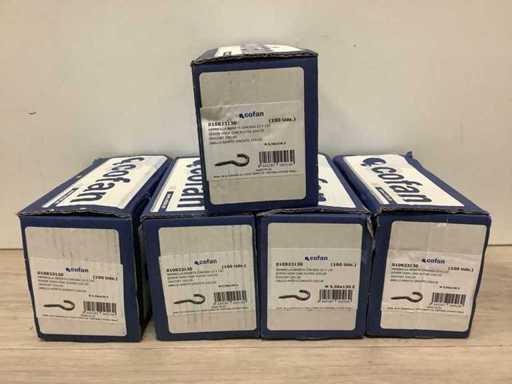Cofan 23x130 Open Schroefhaken (500x)