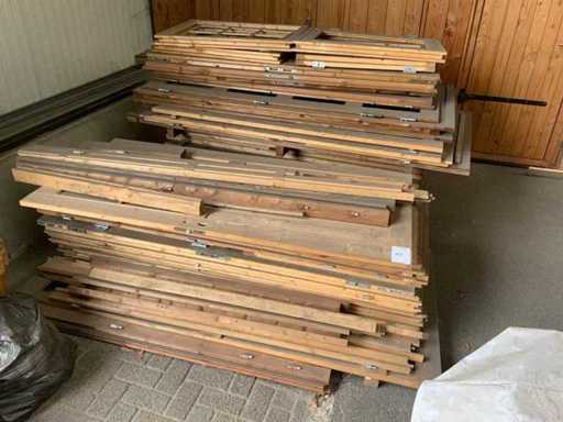 Palette des portes et cadres de maisons de jardin (2x)